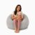 SEESNOW Corduroy Bean Bag Chair, Oversized Bean Bag Lounger with Soft Wide-Wale Fabric, Cozy Round Floor Chair for Living Room, Bedroom, Dorm, Reading Nook, Gaming Room
