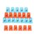 SEISSO Sport Stacking Cups Set，Stacking Cup Classic Speed Training Game for Kids Adults, Plastic Speed Stacking Cups Family Game Toy for Boy Girl Party Challenge Competition Travel Gift Blue+ Red