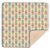 Selerdon Baby Play Mat Pineapple Tiki Mask for Floor 50″ x 50″ Waterproof