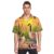 Selerdon Mens Hawaiian Party Shirts Geese Waterlilies Sunset