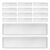 Self-Adhesive Label Holders Index Card Pockets PVC Waterproof 50pcs