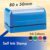 Self-Inking Stamp, Large 80 x 50 mm | Customizable Text & Logo | Refillable Quick-Dry Ink | Available in Black, Green, Red & Blue | Heavy Duty Office & Business Rubber Stamp for Paper