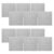 Self Adhesive Felt Bulletin Board Tiles 12pcs Set 12 Inch Square