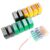 Self Inking Stamp Set 12 Pack – Red & Blue Ink for Business Documents | Pre-Inked Office Stamps | Durable Rubber Stamps