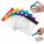 Self Sealing Medicine Bags, Reusable Pill Pouch Set with Slide Lock & Color-Coded Labels, Waterproof Travel Pill Organizer for Medication Vitamins, Self-Sealing Zipper Medicine Bags (7 PCS)