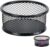 SelHeng Black Metal Mesh Desk Organizer – Multi-Purpose Clip Holder for Office and School Supplies, Paperclip/Binder Clip Dispenser with Non-Slip Base (Home Office, Classroom, Study Desk Accessories)