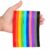 SELMAIDY 30 Pack Medium Silicone Rubber Bands, 5.5 Inch x 0.3 Inch 10 Fixed Colors Elastic Bands for Notebooks, Lunch Boxes, Office Supplies
