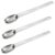SELMAIDY 3 Pcs 1/2 Teaspoon 304 Stainless Steel Measuring Spoons, Long Handle Rectangular Single Measuring Spoon for Cooking Baking Spice Jars – 1/2 Tsp/2.5ml