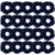 Semato 20 Pcs Navy Blue Cotton Scrunchies Hair Ties Scrunchies for Women Girls Hair Accessories Elastic Hair Ponytail Holder