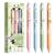 sencoo 4 Pack Blue 0.5mm Gel Pens Medium Point Smooth Writing Pen Cute Pens for Women High-End Series for School Stuednt Rabbit Panda Cartoon Pens