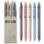 sencoo 5 pack Black Gel Pens Fine Point Retractable Roller Ball Pens 0.5mm Black Ink Smooth Writing Pens School Office Home Diary Gift Pens