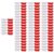 SENECESLI 120PCS Remote Control Car Road Barrier Set, DIY Racing Track Kit