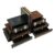 SENECESLI Bookends Retro Style Shelves, Books Ends Stand with Drawers,