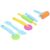 SENECESLI Clay Dough Tools Creative Dough Mold Cutters Set for Kids Early Learning Classrooms Daycare 6 Pieces Plastic Clay Tools