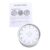 SENECESLI Stainless Steel Kitchen Visual Timer, Portable Mechanical Timer for Cooking, Baking, Reading, Magnetic Countdown Timer for Kitchen Desk, Classroom, 2.36 X 2.36 X 1.38