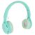 SENECESLI with Bluetooth 5.0, Y08 Over Ear Headphones for Kids Stereo Sound Foldable Wired & Wireless 40mm Driver, Children Headset Macaron Blue for School Travel Home (Green)