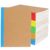 SENJEOK 50 Pack Composition Notebook Journals, A5 Kraft Notebook with Rainbow Spines, Lined Journals for Home, Office, Travel, 60 Pages, 5 Colors