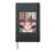 Senpai Anime Girl Kawaii Japanese Manga Lovers Otaku Women Hardcover Journal, Black