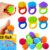 Sensory-Toys-Fidget-Rings-for Kids: 18 Pcs Fidget Toys Finger Spinner Rings for Teens with Autism Anxiety ADHD Relief – Quiet Textured Silicone Fidgets for Classroom Prizes Party Favors Goodie Stuffer