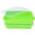 Sensory Bin Sand Tray with Lid for Toddlers 2 Pcs 15in Portable Sandbox Toy Large Plastic Tray for Kids 3 4 5 6 Fill with Sand, Water, Beads, and More (2 Green)