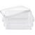 Sensory Bin Sand Tray with Lid for Toddlers 2 Pcs 15in Portable Sandbox Toy Large Plastic Tray for Kids 3 4 5 6 Fill with Sand, Water, Beads, and More (2 Transparent)