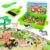 Sensory Bin,Sensory Toys Play Sand Art Kit with Sandbox & Farm Animals & Tractor Playset,Farm Animals Toys for Toddlers,Indoor Outdoor Beach Toys for Boys and Girls Christmas Birthday Gift