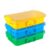 Sensory Bin with Lid for Toddlers 3 Pack 12.8 in, Stackable toy bins