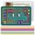 Sensory Fidget Toys for Kids Toddler, Sensory Activity Knitted Board for Stress Relief, Calming, Focus, ADHD and Autism, Silicone Travel Airplane Essentials Toys for Kids 3+ & Adults with 20 Strings