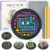 Sensory Fidget Toys for Kids Toddler Sensory Activity Knitted Board for Calming, Stress, Anxiety, ADHD & Autism Fine Motor Skills Toy for Airplanes, Cars, Classrooms, Screen-Free Sensory Toys for Kid