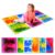 Sensory Floor Tiles for Kids Toddlers: 6 Pack Liquid Play Mats, 12″x12″ Squares Autism Sensory Puzzle Pad, Lava Tiles Games Dance Step Pads, Preschool Classroom Montessori Gross Motor Daycare Toys