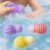 Sensory Squeezing Water Bath Toys for Toddlers,3PCS Bath Tub Pool Floating Toys for Babies Kids 1-3，Textured Fidget Toys Stocking Stuffers Gifts for Boys Girls 18+ Months