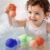 Sensory Squeezing Water Bath Toys for Toddlers,3PCS Bath Tub Pool Floating Toys for Babies Kids 1-3，Textured Fidget Toys Stocking Stuffers Gifts for Girls Boy 18+ Months