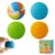Sensory Textured Squeeze Stress Balls,4pk Fidget Silicone Stress Ball Toys ,Fidget Classroom Prizes Must Have Sensory Toys,for Kids Adult Holiday Party Favors Autism Sensory Squeeze Toys
