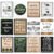 Sepamoon 12 Pcs Farmhouse Classroom Decor Calming Corner Classroom Poster Rustic Burlap Signs Motivational Wall Poster Bulletin Board for School Bedroom Decoration, 12″ x 10″