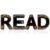 Sereliy 4 Pcs Large Reading Posters for Classroom, Single READ Letter Bulletin Board, Colorful Reading Wall Decor for Classroom Preschool Primary Middle High School.(Read Black)