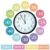 Sereliy Clock Numbers Bulletin Board Kits, Paper Telling Time Teaching Clock for Kids Labels, Learning to Tell Time Cutouts for Elementary Math Classroom Must Haves (Colorful)