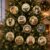 Set of 12 DIY Kitten Pearl Diamond Art Painting Christmas Ornaments