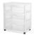 Set of 3-Drawer Plastic Rolling Storage Carts (2-Pack) RD10179