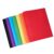 Set of 7 Folders Assorted Colors Format File Management Solution Business Folded Clipboard Texture Office/School Folders