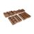 Seville Classics Acacia Wood Premium Organizer Storage Bins for Kitchen Silverware, Pantry, Closet, Office Desk, Pens, Utensils, Makeup, K Cup, Acacia, Bin Set (9 Piece)