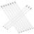 SEWACC 10pcs Multi-function Carpenter Pencils for Construction and Woodworking, White Wood and Graphite Marking Tool Suitable for Lettering in Office and School Use