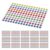 SEWACC 20pcs Glitter Five-Pointed Star Stickers for Reward Charts and Grading, Self-Adhesive Paper Stickers Glossy Finish, Easy Application and Removable, and Educators Scrapbooking