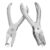 SEWACC 2pcs Single Hole Puncher Handheld Manual Paper Hole Punch with Ergonomic Grip and Cold Rolled Steel Construction for Scrapbook Tools and Document Handling 6mm Silver