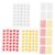 SEWACC 30sheet Small Star Behavior Stickers for Students Easy to Peel and Stick Paper Reward Stickers for Planner and School Classroom Use, Motivational Homeschool Supply to Encourage