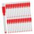 SEWACC 50pcs Black Skinny Dry Erase Markers with Fine Tip and Eraser Lid