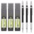 SEWACC Automatic Pencils with Refill Leads and Case Plastic 3 Sets Mechanical Pencil Set Lightweight Portable for Students for Drawing and Sketching