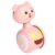 SEWACC Educational Cartoon Tumbler for Babies, Sliding Abs Plastic Rattle with Lovely Shape, Easy to Hold and Designed to Attract Attention, Early Learning Plaything