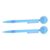 SEWACC Soccer Blue Football Pen Rotating Ballpoint Spinner with 2pcs Topper
