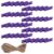 SEWCHICS 100pcs Mini Wood Clothespins 1.38 Inch Purple Photo Clips