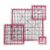 Sewing Rulers Quilting Ruler,Acrylic Quilting Templates,Sewing Tools Accessories Supplies for Patchwork Precision Fabric Cutting 4pcs(9.5,6,4.5,2.5inch)